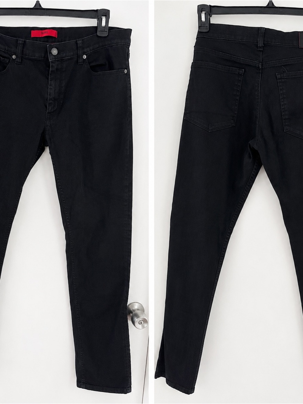Hugo Boss Men’s Slim Straight Jeans - Black